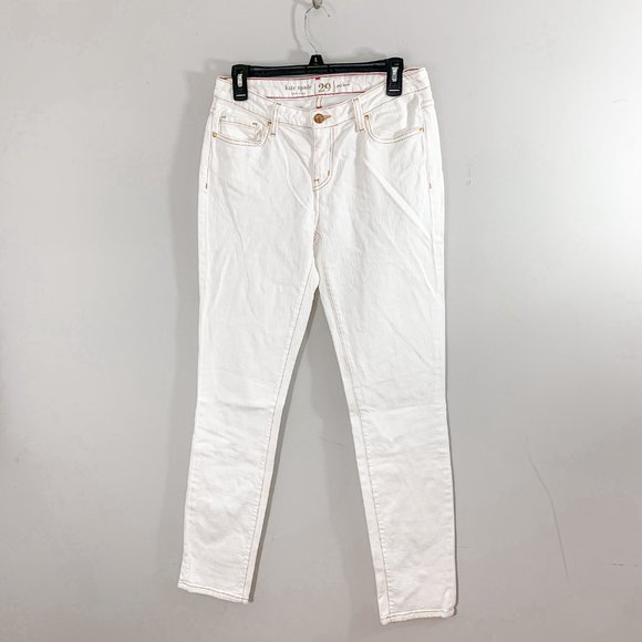 Kate Spade White Jeans Play Hooky Size 29 - Picture 4 of 7